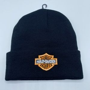 Harley Davidson Beanie Black Embroidered (Brand New) Winter Hat